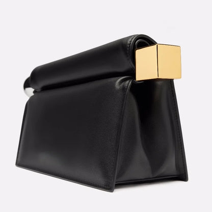 A New Luxury, Fashionable and Niche Rolled-up Clutch Bag for Women, A Versatile Folding Chain Single-shoulder Crossbody Bag