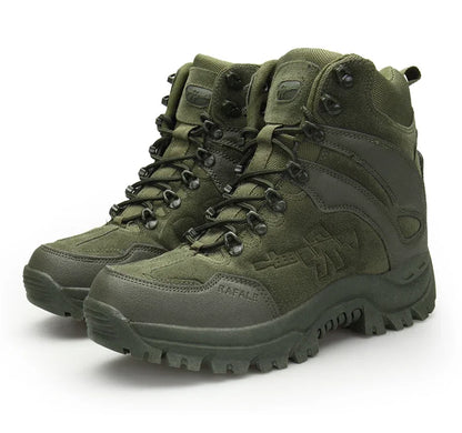 New Men Tactical Boots Army Breathable Desert High Quality Unisex Waterproof Male Hunting Boots Ankle Work Climbing Hiking Shoes