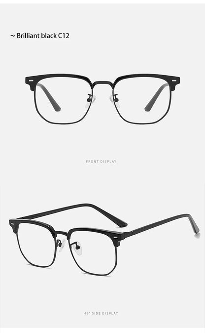 New Models of Versatile Anti-blue Light Glasses Fashion Eyeglasses Frame Simple Retro Can Be Customized Prescription