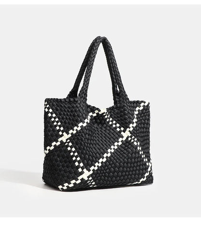 Women's bag Premium Handwoven Nylon Shoulder Bag with Luxurious Finish Women Shoulder Bags