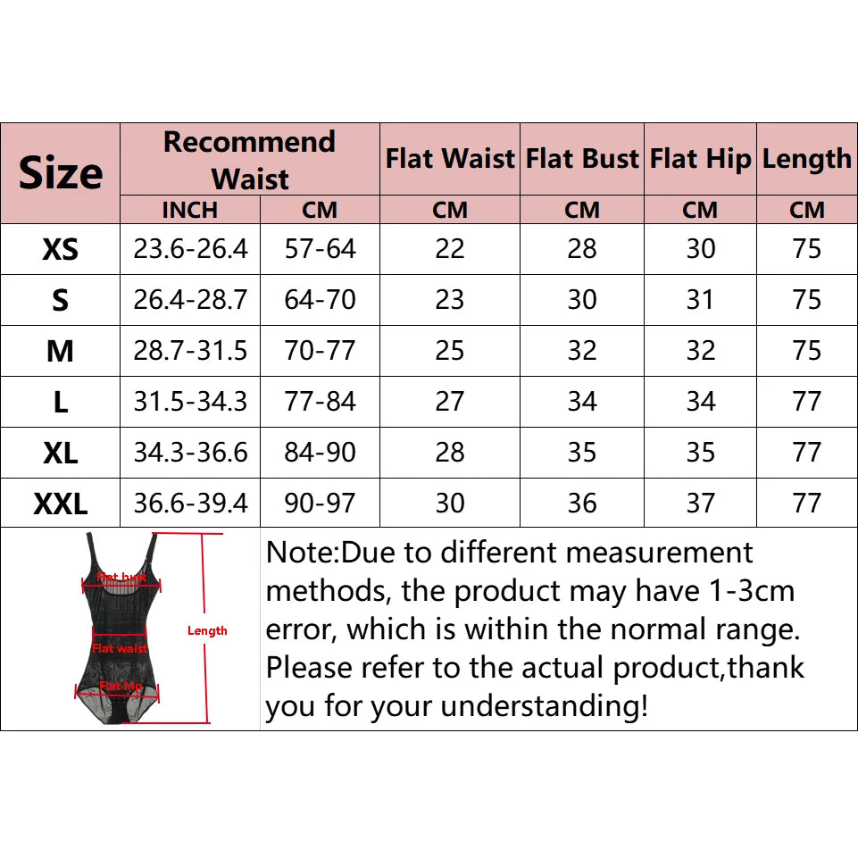 Women Bodysuit Body Shaper Slimming Waist Trainer Shaping Shapewear Tummy Control Underwear Flat Belly Underbust Corset