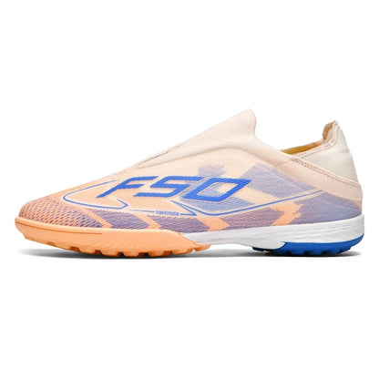New Men Soccer Shoes Training TF/FG Outdoor Sport Football Boots Adult Long Spikes Non Slip Cleats Breathable Match Comfortable