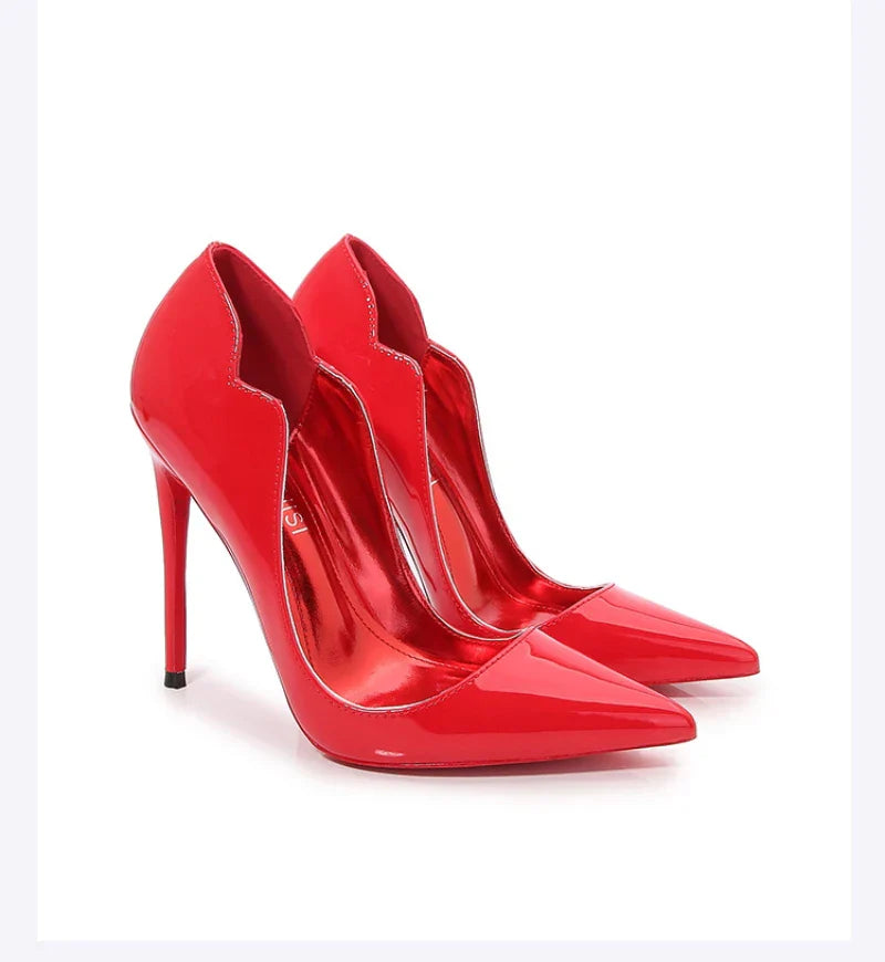 European And American Nightclubs Dressing Dance High Heels Women's Thin Heels Black Bed Pointed Toe French Single Shoes Women