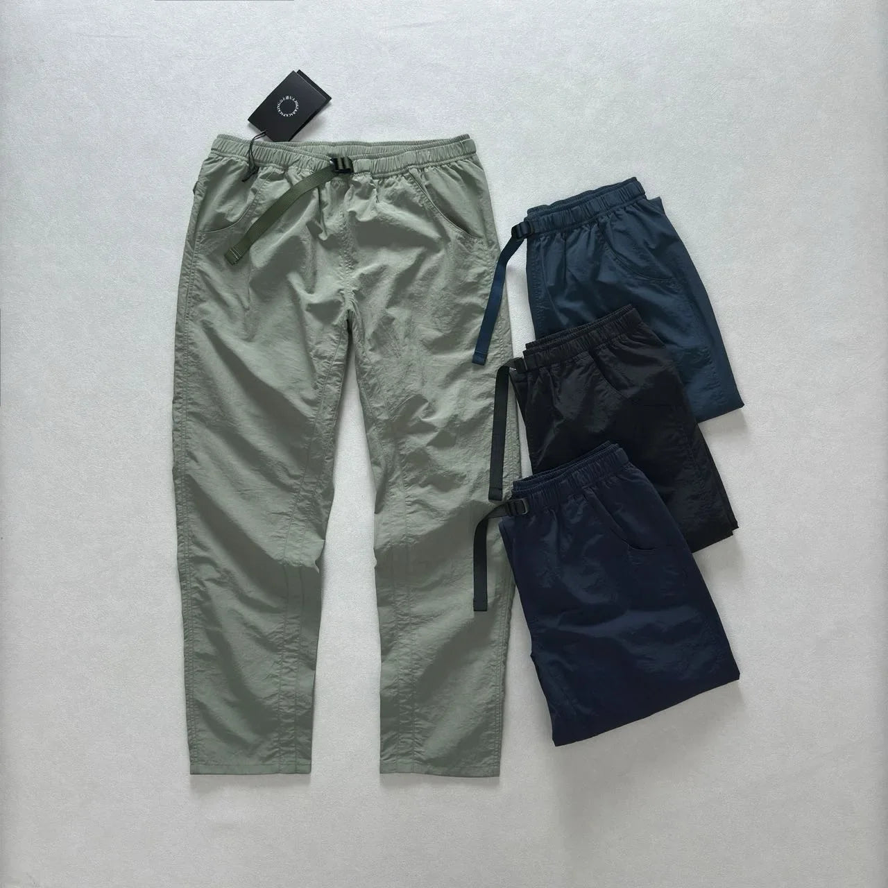 Spring 2026 Outdoor Lightweight Quick Dry Cargo Pants Multiple Pockets City Casual Style Polyester Fiber Straight Leg