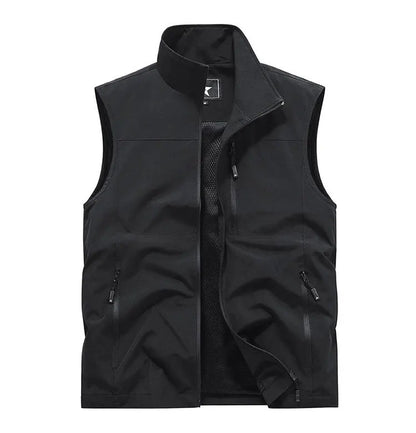 2024 Outdoor Casual Vest For Men Large Pocket Fashion Coat High Quality Design Hot Street Wear Vest For Men