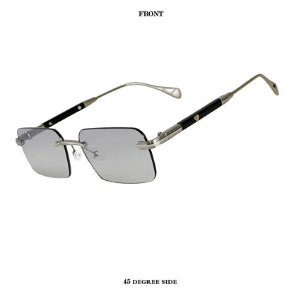 2026 Rimless Sunglasses Women Vacation Sunscreen New Square Sunglass Men Brand Design Fashion Glasses Shades Lentes De Sol Mujer