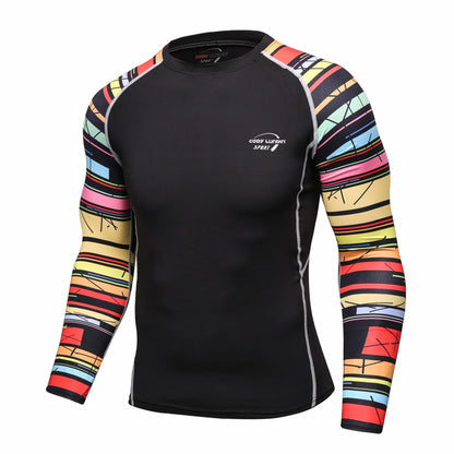 Cody Lundin Men Long Sleeve Compression Athletic Workout Shirt Water Sports UPF 50+ Rash Guard High Quality Jiu Jitsu Gi BJJ Top