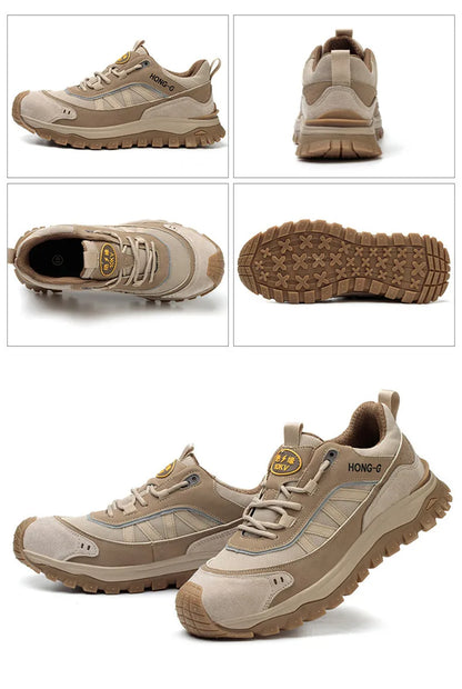 insulated safety shoes plastic toe cap work shoes men anti slip work sneakers protection labor shoes puncture proof work boots