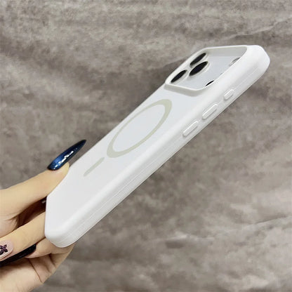 غطاء هاتف سيليكون مغناطيسي فاخر أصلي رسمي متوافق مع MagSafe لهواتف iPhone 17 16 15 14 13 12 11 17 Pro Max لا غنى عنه
