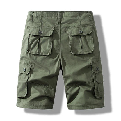 Men's Short Pants Cotton Cargo Shorts Tactical Breeches Casual Sports Man Hiking Fishing Streetwear