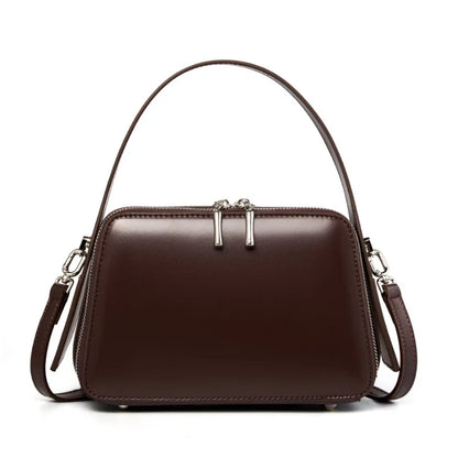 underarm cowhide Genuine leather handbags women vintage shoulder bag female crossbody bags luxury high quality 2026