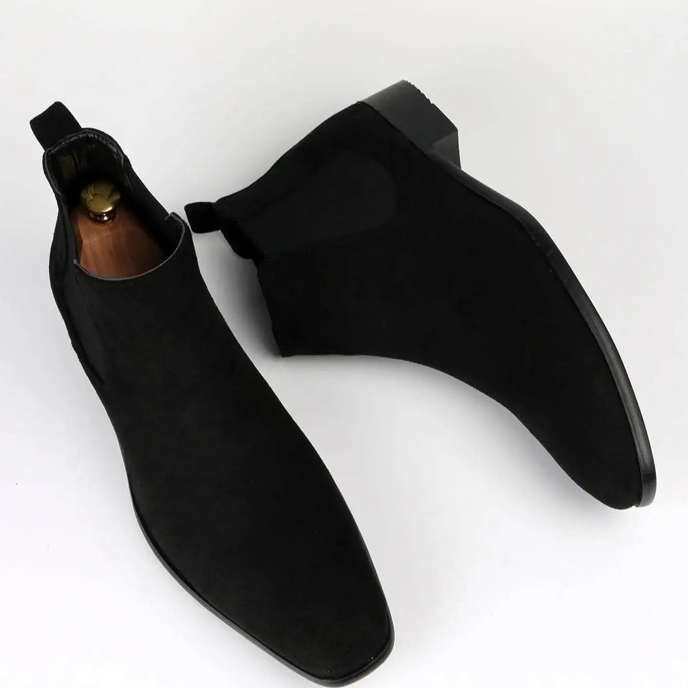 Men's Classic Double Elastic Chelsea Boots