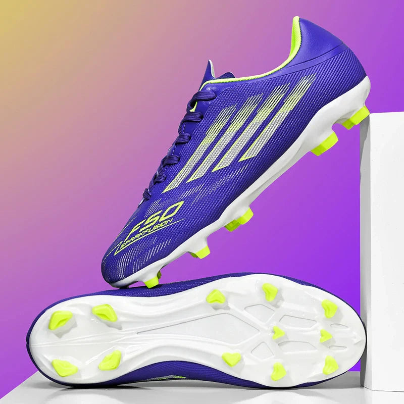 New Men Professional Soccer Shoes Sports Shoes TF/FG Football Boots Boys Match Sneakers Ankle Non-Slip Comfortable Unisex