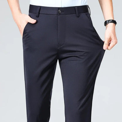 Golf pants Men Spring Summer Elastic Pants Quick Drying Quality Business Casual Pants