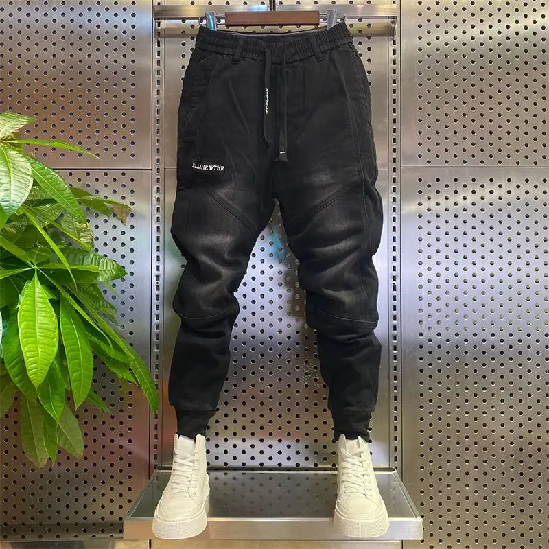 High Quality Fashion Comfortable Luxury Designer New Baggy Luxury Korean Style Loose Jeans for Men Ideal for Spring and Autumn