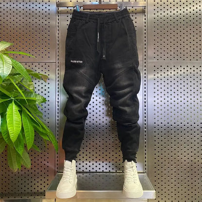 High Quality Fashion Comfortable Luxury Designer New Baggy Luxury Korean Style Loose Jeans for Men Ideal for Spring and Autumn