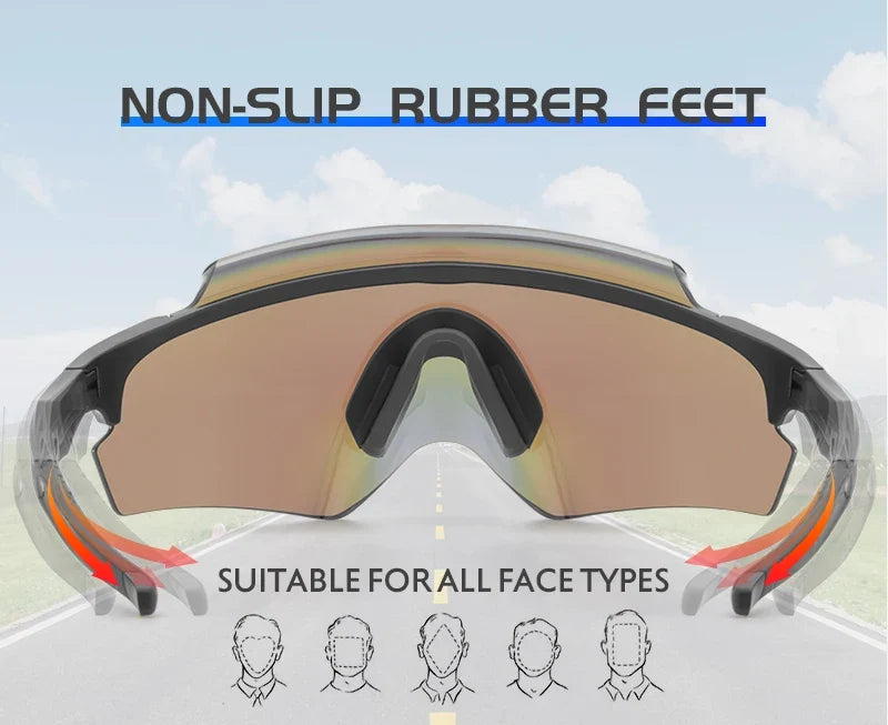 Men's Cycling Glasses Outdoor Sport Runing Sunglasses Women MTB Bike Bicycle Goggles Road Riding Fishing Hiking Eyewear