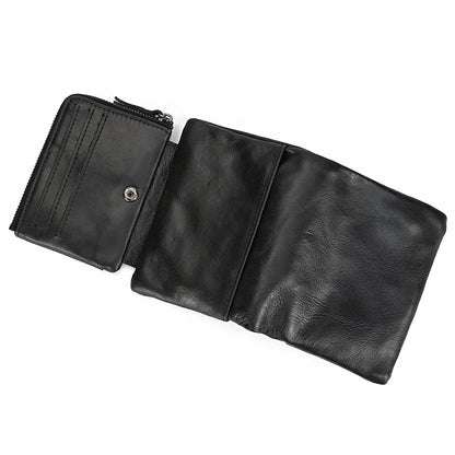 Portefeuille de luxe de marque de créateur pour homme, porte-cartes en cuir véritable souple, petit porte-monnaie pour pièces de monnaie et cartes de crédit, portefeuilles masculins à glisser dans les poches.