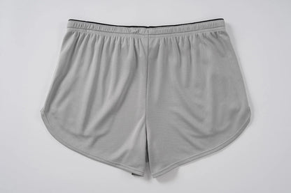 Men's Mesh Running 3" Shorts Quick Dry Lightweight Athletic Workout Gym Shorts Zipper Pockets Shorts Outdoor Fitness