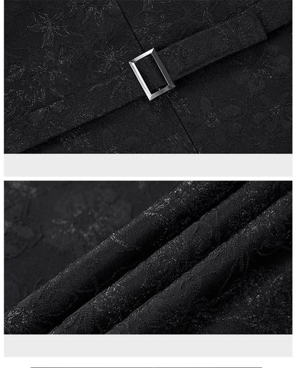New Tuxedo 3 Piece Suit, Men's Groom's Suit, Top + Vest + Pants