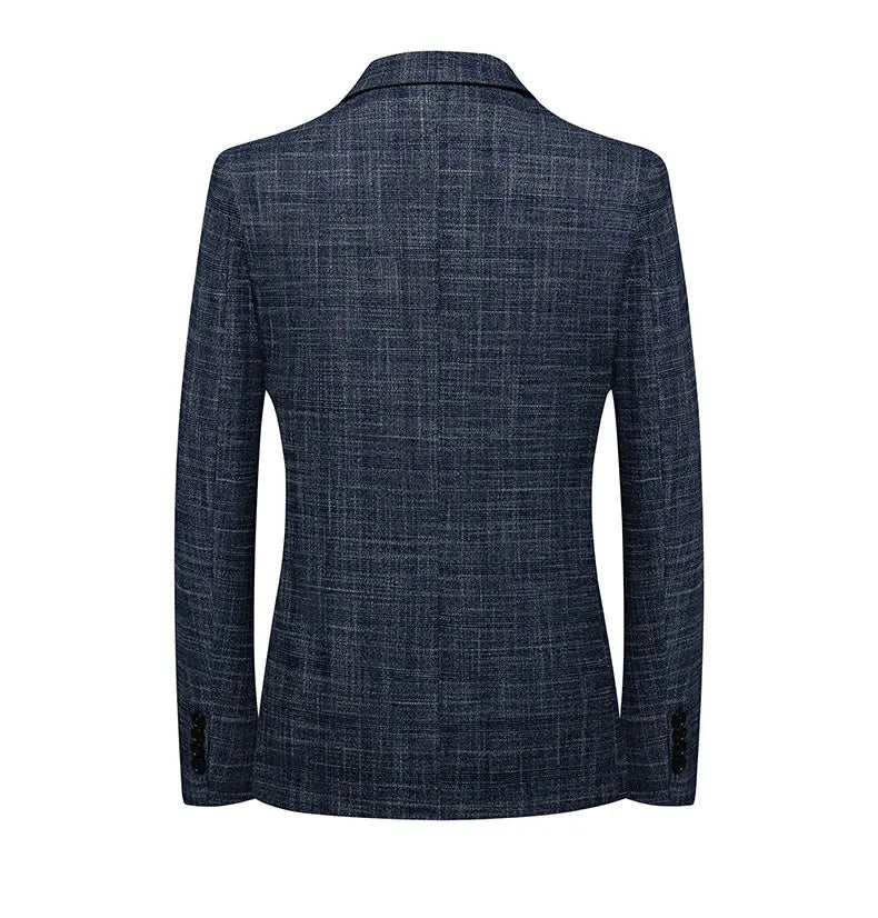 2025 Men's Slim Fit Business Casual Blazer High Quality Fashion All-in-One Banquet Korean Style Handsome Trend for All Seasons