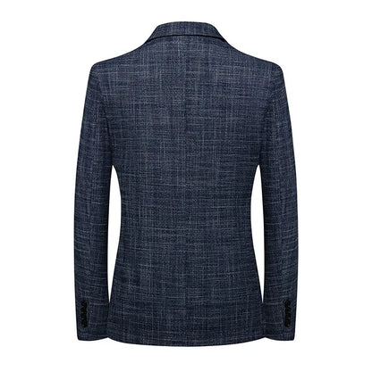 2025 Men's Slim Fit Business Casual Blazer High Quality Fashion All-in-One Banquet Korean Style Handsome Trend for All Seasons