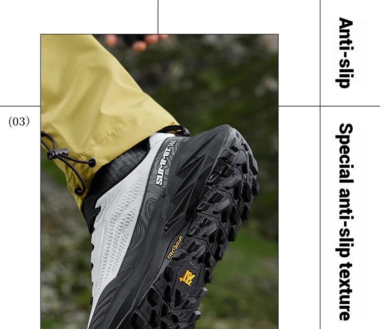 Yushan 3.0 Men Running Shoes Hiking Cushioning Outdoor Breathable Non-slip Outdoor Jogging Male Sneaker 672532214