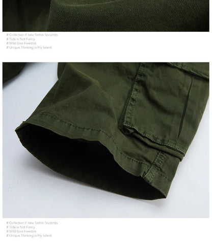 Summer Overalls Men Casual Shorts New Loose Sports Comfortable Knee Shorts Streetwear Breathable Safari Short Pants
