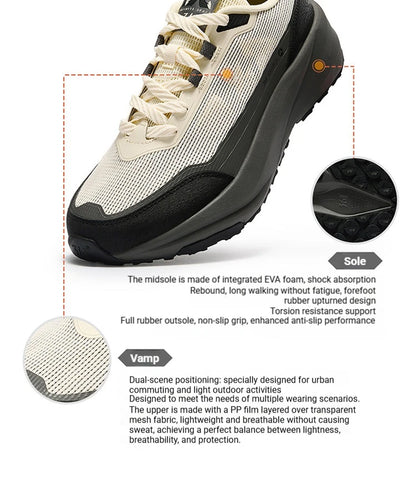 Men Caravan shoes Summer Air Mesh Breathable Anti-slip Wear-resistant Male Outdoor Hiking Sneakers 672626767
