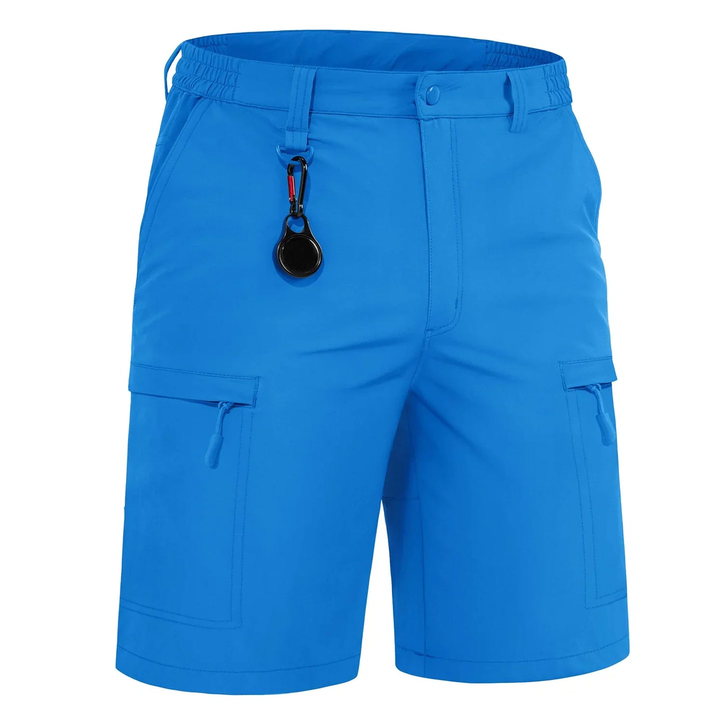 Summer Moisture Wicking Casual Shorts Mens Cargo Work Shorts Running Jogging Sports Bottoms Nylon Rip-Stop Short Pants
