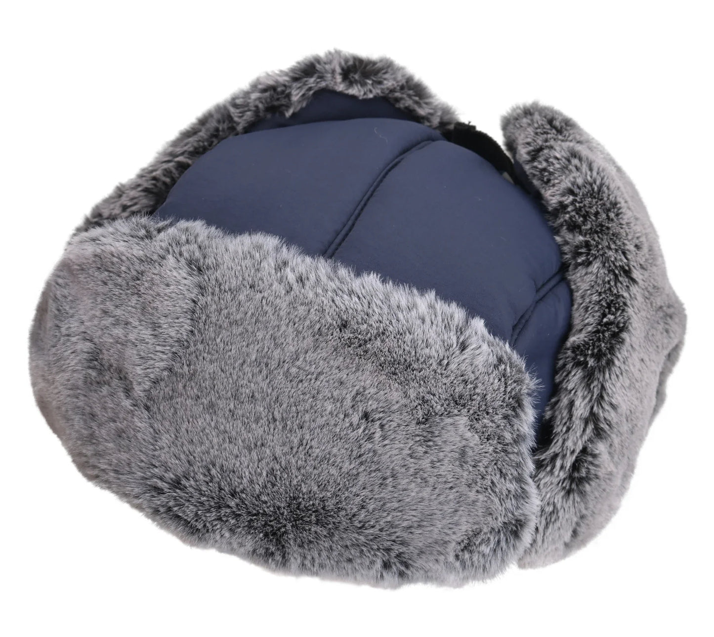 Men's Trapper Hat With Faux Fur Linning Eskimo Windproof Waterproof Winter Warm Hats Ushanka Hunting Skiing Hat