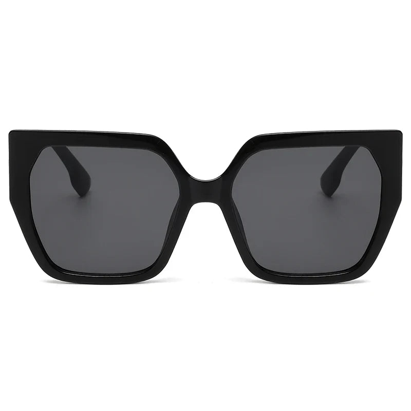 Cycling 8pcs Cateye Sunglasses Sets Women Luxury Minimalist Leopard Pattern Design Retro Polygonal Eyeglasses UV400 Unisex