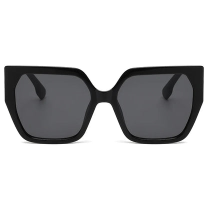 Cycling 8pcs Cateye Sunglasses Sets Women Luxury Minimalist Leopard Pattern Design Retro Polygonal Eyeglasses UV400 Unisex