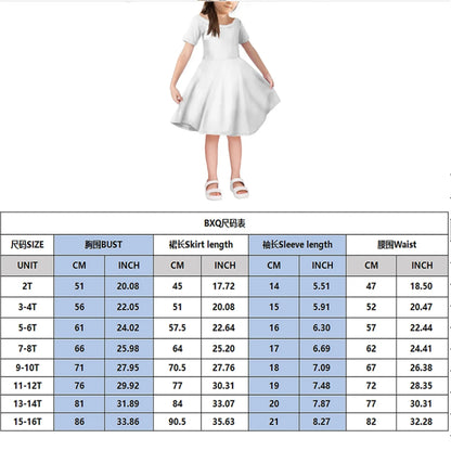 Polynesian Family Collection Clothing Fluffy Full Skirt Women Girls Dress Custom Samoan Pattern Print Adult Children Shirt