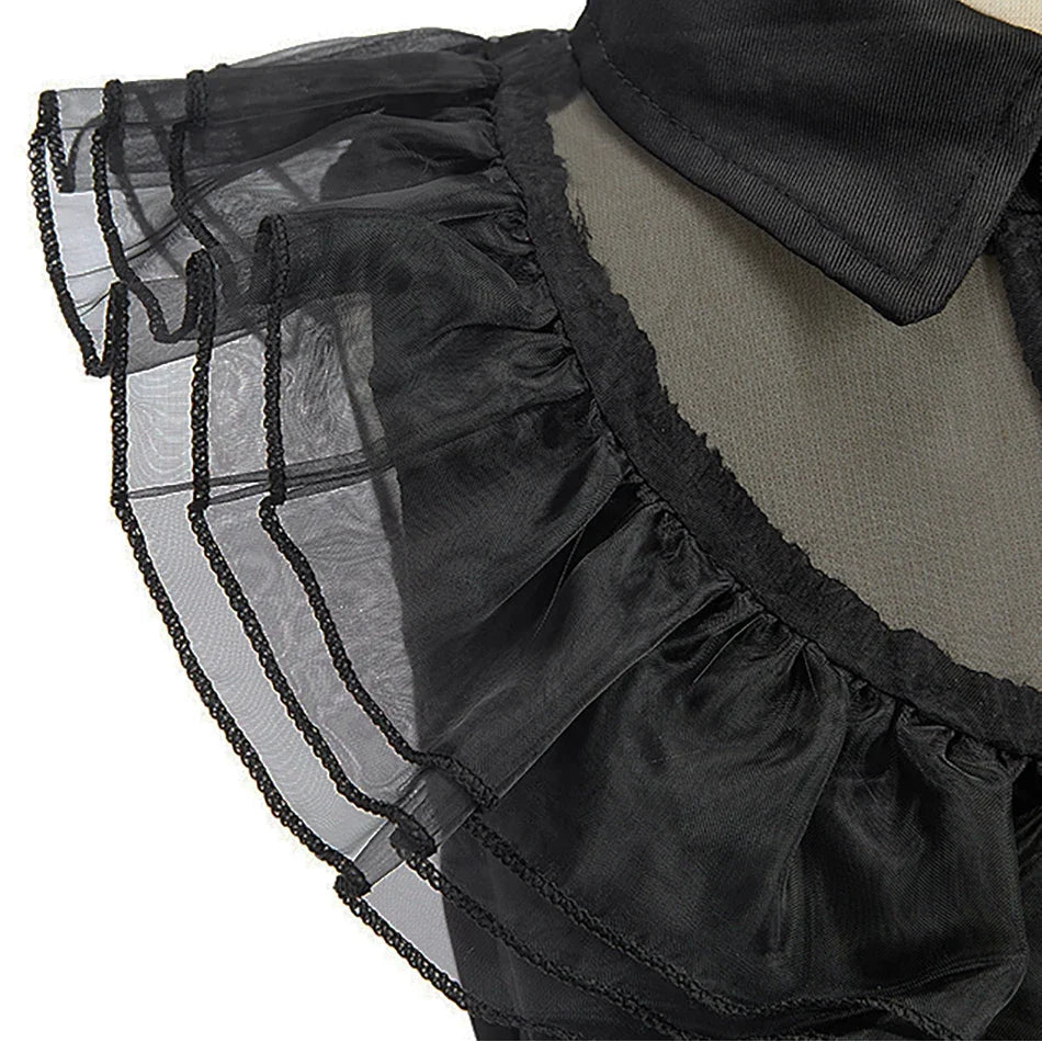 Girl Costume Kids Cosplay Black Witch Princess Dress Children Pageant Dinner Dress Girl Halloween Party Dancing Clothing