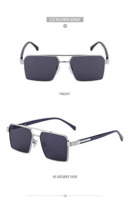 2023 Square Sunglasses For Men Luxe Sunglasses Women Trendy Vintage Fashion Glasses Sun Gafas De Sol Hombre Lunette Soleil Femme