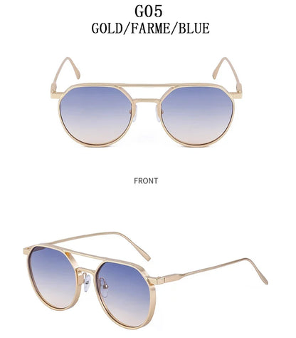 Heavy Metal Sunglasses For Men Round Steampunk Sunglasses Women Trendy Luxe Punk Fashion Glasses Gafas De Sol Hombre Zonnebril