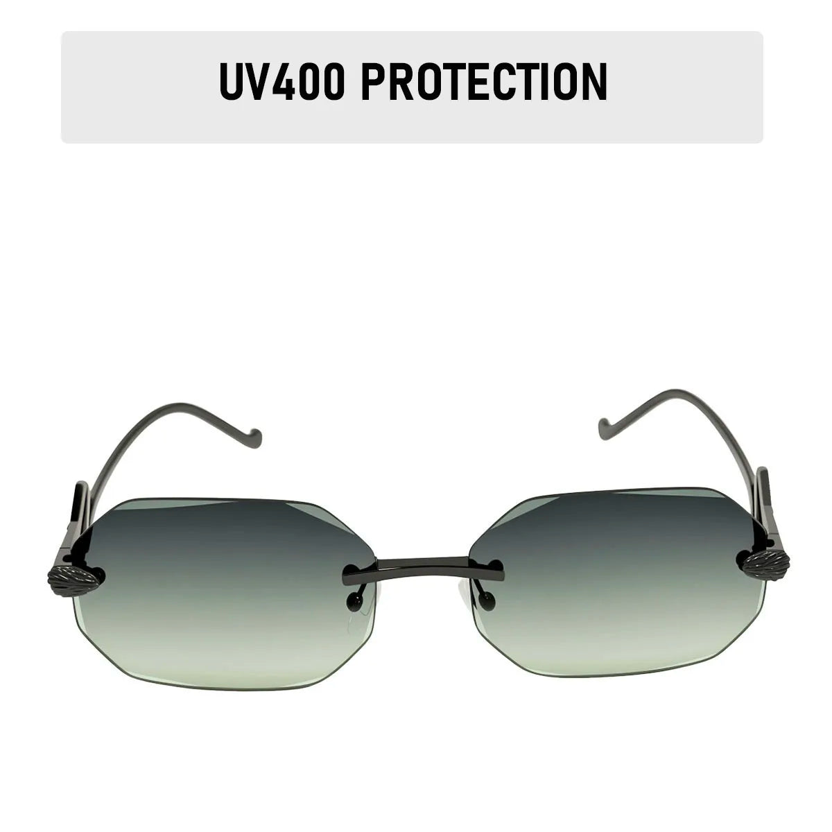 Fashion Rimless Sunglasses Women 2026 Oval Glasses Luxury UV400 Protection Dropshipping Lentes De Sol Mujer Lunette Soleil Femme