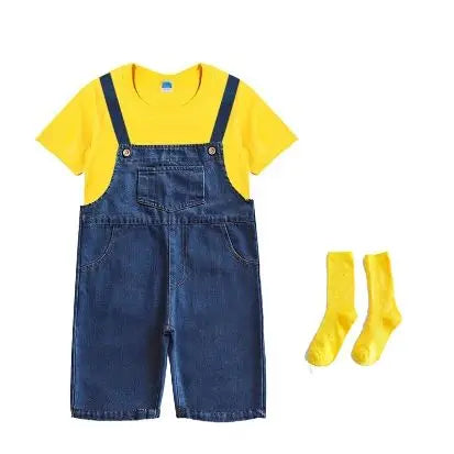 Halloween Minion Boys Girls COS Anime Performance Costumes Festival Fashion Shows Cosplay Complete Summer Beach Party Disguise