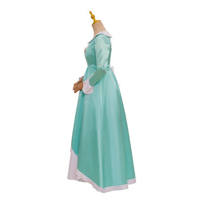 Anime Rosalina Cosplay Costume Blue Dress With Crown Set Princess Disguise Halloween Carnival Party Outfits For Women
