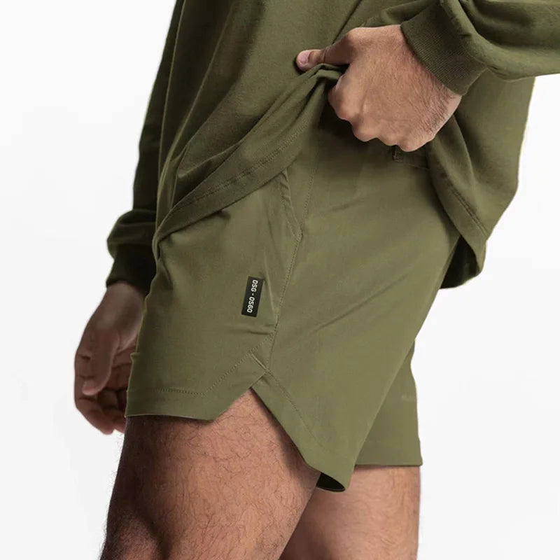 Men's Quick-Drying Shorts Summer Gym Workout Running Basketball Sports Breathable Slim Fit Casual Training Streetwear Fashion‌