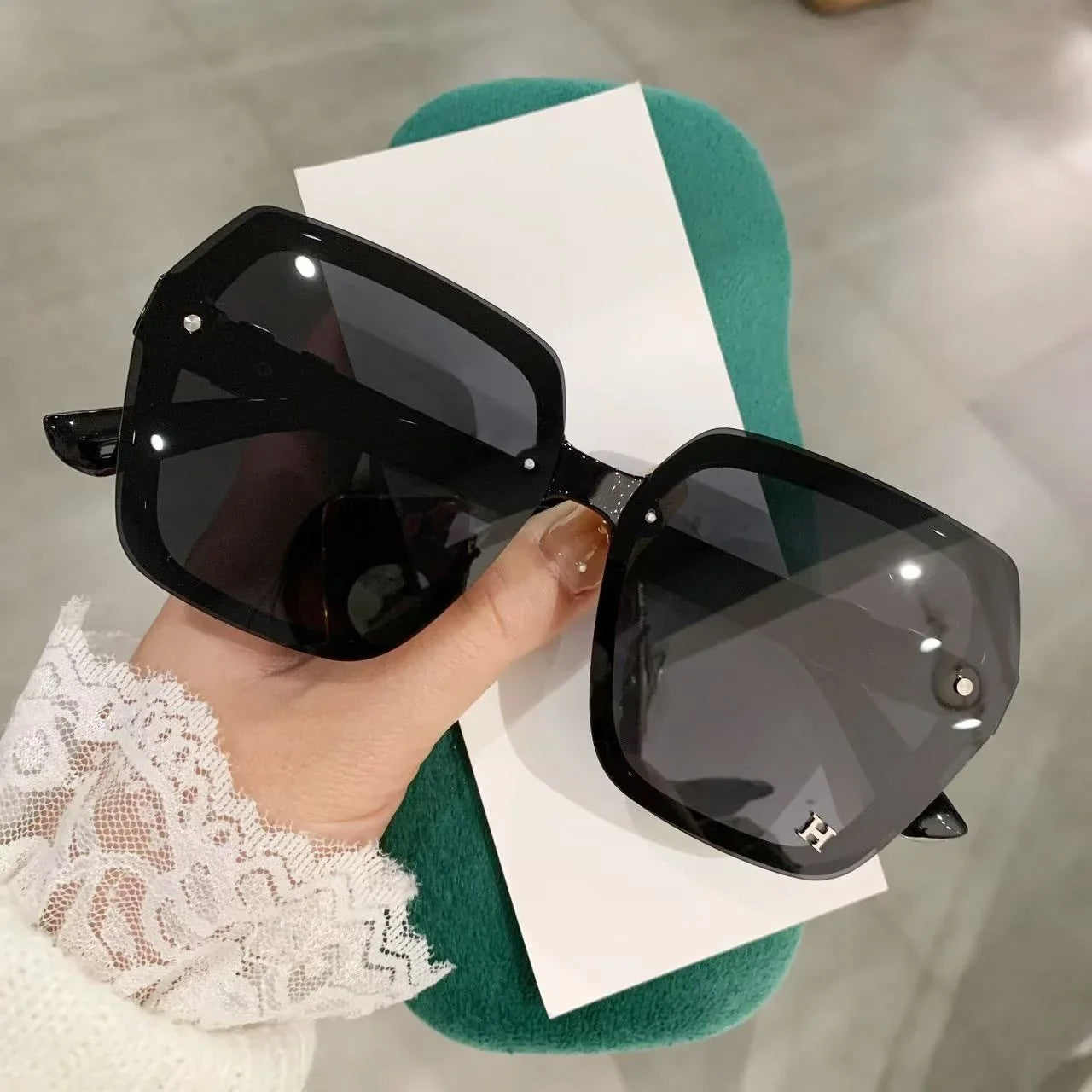 Polygon High Quality Sun Glasses Women New 2025 Fashion UV400 Anti UV400 Driving Vintage Girls Sunglasses Lentes De Sol Mujer