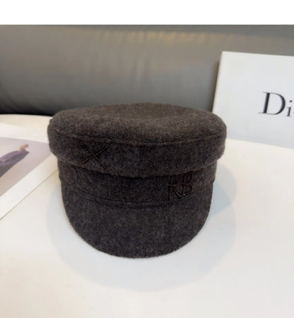 Brand Designer Baker Boy Caps New Arrival Winter Newsboy Caps Letter Flat Wool Caps