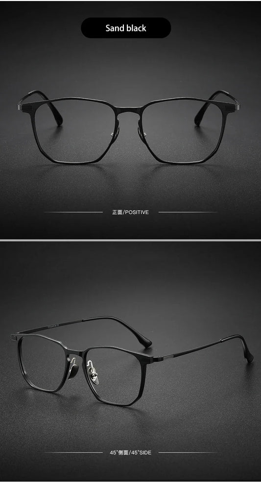 Ultra-light Aluminum Titanium Business Fashion Eyeglasses  Anti-Blue Light Reading Glasses Men Myopia Prescription 20241