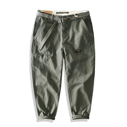Trendy Versatile Workwear Pants Men American Retro Trousers Fashion Cargo Pants Man Straight Casual Baggy Pants