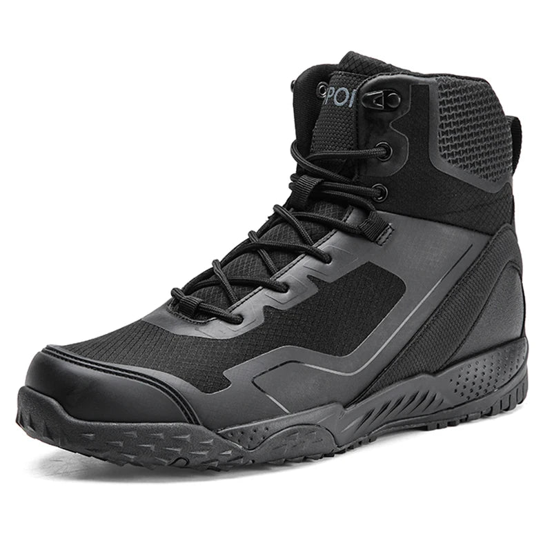 New Men Tactical Boots Waterproof Outdoor Casual Ankle Man Boot Desert Military Climbing Hunting Work Safety Hiking Male Shoes
