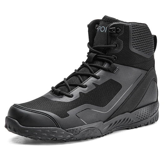 New Men Tactical Boots Waterproof Outdoor Casual Ankle Man Boot Desert Military Climbing Hunting Work Safety Hiking Male Shoes