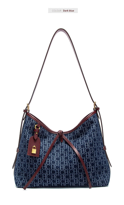 Fashion Classic Retro Women's New Shoulder Bag Business Office Letter Small Bag Accessory Design Shoulder Bag