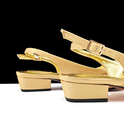 New Italian Olive Pumps and Bag for Party 2024 INS Style Pointed-Toe Rhinestone Elegant Low Heels Wedge for Wome