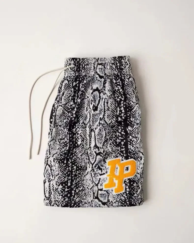 Mens Clothing IP Trend Casual Shorts Summer Fitness Sports Mesh Breathable Quick Dry Short Pants Man Beach Basketball Sweatpants